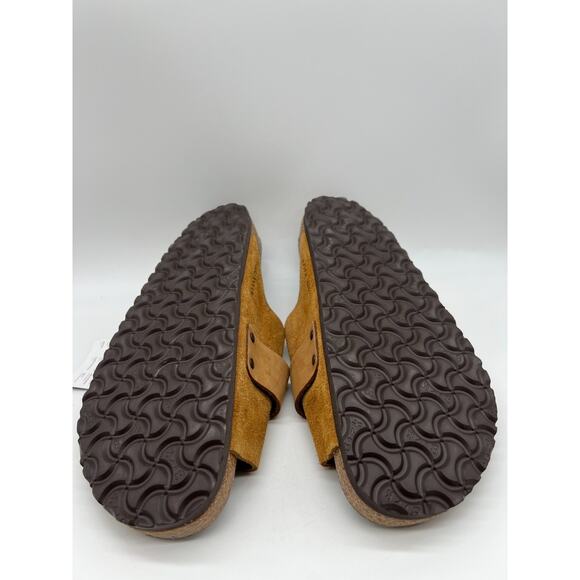 Birkenstock Kyoto Mink Nubuck Suede Leather Slides Men's Size 9 - Picture 13 of 16